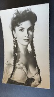 GINA LOLLOBRIGIDA LOLLO SZÍNÉSZ ÉNEKES FOTÓMŰVÉSZ SZEXSZIMBÓLUM KORABELI EZÜST ZSELATINOS SZTÁR FOTÓ