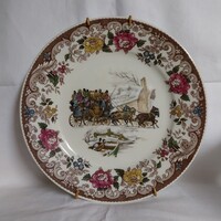 Gloria, régi német porcelán falitál