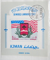 1967. Ajman - XII. Cserkész Világdzsembori, USA, Idaho - blokk