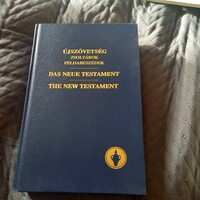 Újszövetség magyar, angol, német nyelven