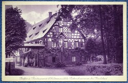 Karlsbad ( Karlovy Vary) Kaffee u. Restaurant Schützenmühle Pirkenhammer  - antik fotó képeslap