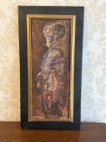 Eberszky – Hercegnő / Princess – Jelzett festmény keretben