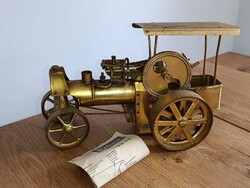 WILESCO D36MS FULL BRASS Nyugatnémet gőzgép traktor Old Smokey vintage (Nincs kipuffogó.)