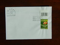 FDC 2008. Labdarúgó EB - Ausztria-Svájc - vonalkódos ívszéllel