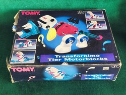 Vintage Tomy Transformimo Motorblocks Játék (Hibás) - Gyűjtőknek.