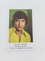 MOKÉP MOZIÜZEMI VÁLLALAT kártyanaptár 1975 - LUKÁCS SÁNDOR Szarvassá vált fiúk