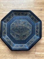 Mexikói Olinalà fa tàlca kézzel keszîtett (38 cm)