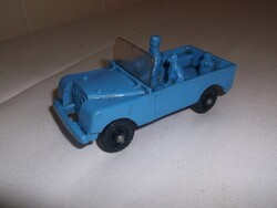 Régi retro tomte laerdal land rover kis gumi játék autó
