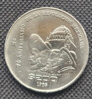 Mexikó emlék 200  pesos 1985 Függetlenség napja (LA5)