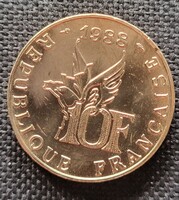 Francia Emlék 10 francs 1988 Roland Garros (LA32)