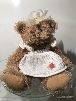 MACKÓ - PLÜSS - NÉMET - 16 x 15 cm - EXKLUZÍV -  GYŰJTEMÉNYBŐL - HIBÁTLAN