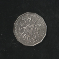 50 cents 1982 Commonwealth Games XII.