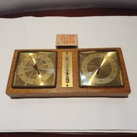 Retro hagyományos igényes időjárás állomás hőmérő szocreál kádár dekoráció