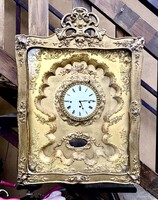 Negyedütős Biedermeier keretóra 1860 körüli