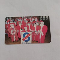 SKÁLA ÁRUHÁZ 1993. évi kártyanaptár - Mikulások