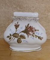 Virágmintás porcelán szalvétatartó