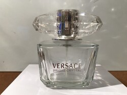GIANNI VERSACE PARFÜMÖS ÜVEG  - NAGYON VASTAG - 10 x 9 cm  - HIBÁTLAN