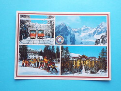 Képeslap (3) - Csehszlovákia (Szlovákia) - Magas-Tátra mozaik 1980-as évek