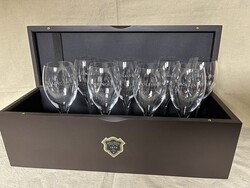 CHAMPAGNE CLUB - Bollinger Magnum Fadobozos Ajándékszett 8 db Pezsgőkóstoló Pohárral (16 cl)