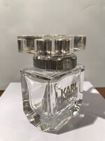 KARL LAGERFELD PARFÜMÖS ÜVEG - NAGYON VASTAG - 8,5 x 6 x 4 cm  - HIBÁTLAN