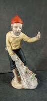 Német porcelán ritka halász figura 232