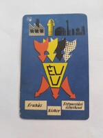 BORSOD-HEVES MEGYEI ÉLELMISZER ÉS VEGYI NAGYKERESKEDELMI VÁLLALAT - ÉVV kártyanaptár 1968