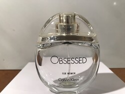 CALVIN KLEIN PARFÜMÖS ÜVEG - NAGYON VASTAG - 9 x 7 x 4,5 cm  - HIBÁTLAN
