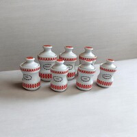 Alföldi Porcelán Fűszertartó Készlet - Piros Tulipán Festéssel