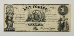 1 Forint 1852 - C sorozat - Philadelphia - Kossuth Lajos - UNC / Hibátlan állapotban