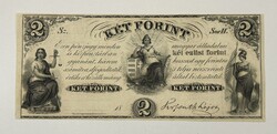 2 Forint 1852 - H sorozat - Philadelphia - Kossuth Lajos - UNC / Hibátlan állapotban
