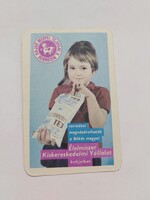 BÉKÉS MEGYEI KISKER. VÁLLALAT kártyanaptár 1971 - HAJDÚ MEGYEI TEJIPARI VÁLLALAT termékei