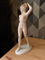 Wallendorf Álló Akt porcelán figura 28 cm