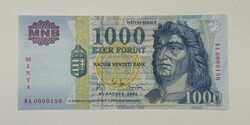 MINTA 1000 Forint 2002 - UNC / Hibátlan állapotban