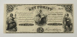 2 Forint 1852 - G sorozat - Philadelphia - Kossuth Lajos - UNC / Hibátlan állapotban