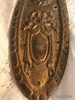 KILINCS - SÁRGARÉZ - ANTIK - TÖMÖR - 14 x 6 cm - KILINCS - 7,5 x 2,5 - HIBÁTLAN