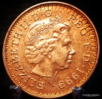 Egyesült Királyság 1 penny, 1999 Bronz / nem mágneses/ C09B2