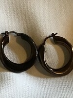 Olasz, 925-ös ezüst karika fülbevaló (3 cm)