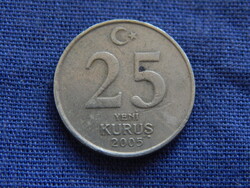 Törökország 25 Kurus 2005
