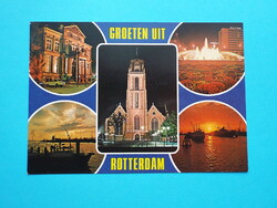 Képeslap (3) - Hollandia - Rotterdam mozaik 1970-es évek