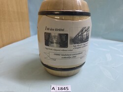 A1845 Bányász 100 éve történt OMBKE 2005 korsó 16 cm