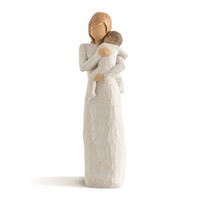 Willow Tree figura "Child of my Heart" címmel szobor a családról