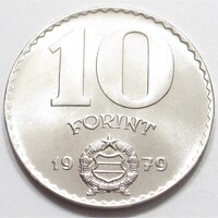 Magyarország,10 forint 1979 aUNC+ nikkel