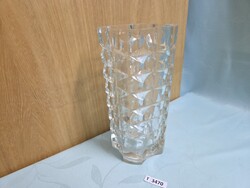 T3470 Jacques Durand Luminarc windsor üveg váza 25x13 cm