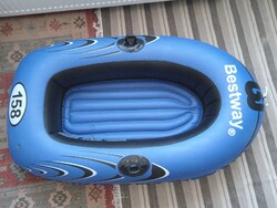 Bestway 158 kék felfújható gumicsónak (157cm x 102cm)