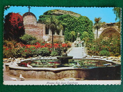 Képeslap USA 1978. üdvözlet Kaliforniából, San Juan Capistrano misszió