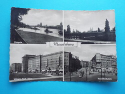 Képeslap (3) - Németország (NDK) - Magdeburg mozaik 1960-as évek