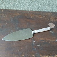 Szépséges régi acél tortalapát (24,5x5,5 cm)