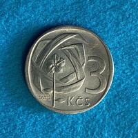 Czechoslovakia - 3 koruna - 1965 coin