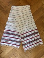 4 db régi háziszőttes futóterítő / padterítő – 1950–1975 közötti vintage népi textíliák