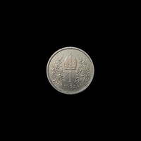 EZÜST 1 KORONÁS - FERENCZ JÓZSEF IDEJÉBŐL - 1893 (Az elsők közül!)